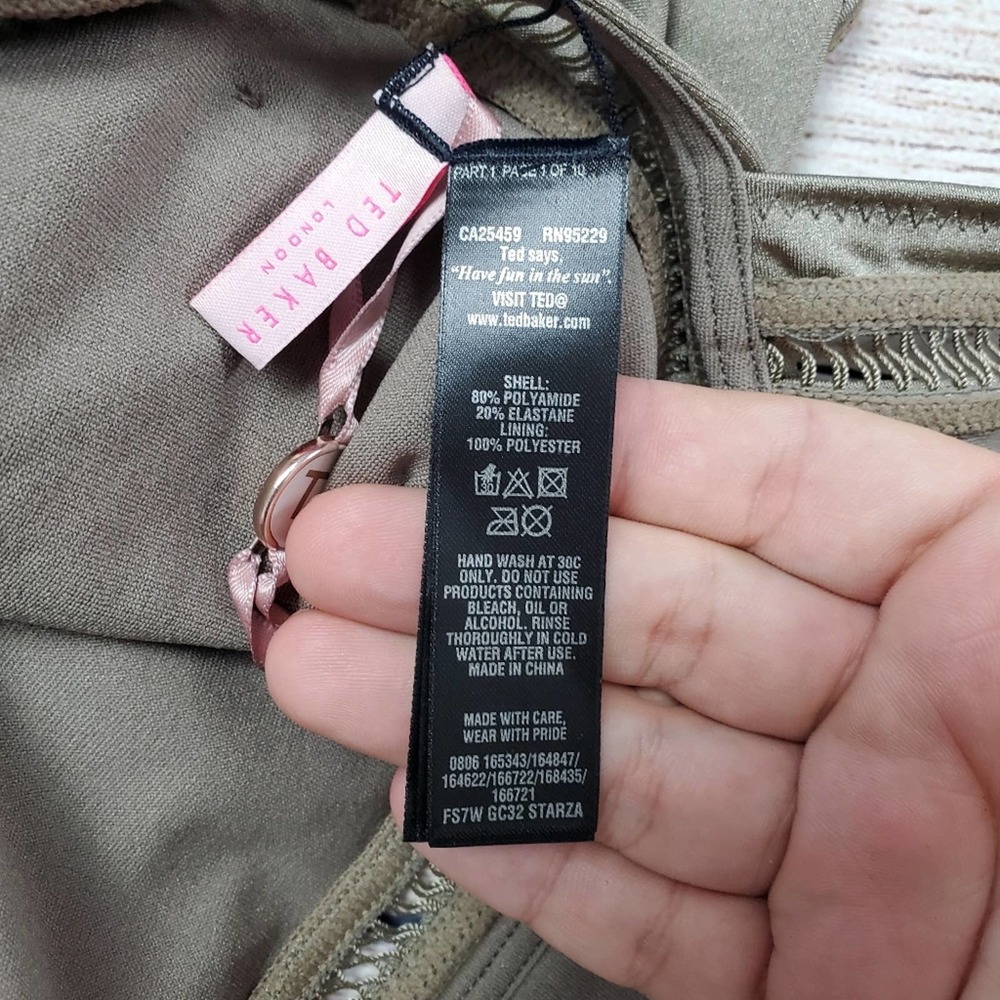 Ted Baker London NWT one piece swimsuit - Picture 7 of 12